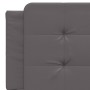 Cabecero de cama acolchado cuero sintético gris 160 cm de vidaXL, Cabeceros y pies de cama - Ref: Foro24-374869, Precio: 46,3...