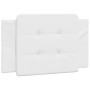 Estructura cama con luces LED cuero sintético blanco 100x200 cm de vidaXL, Camas y somieres - Ref: Foro24-3214090, Precio: 14...