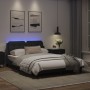 Estructura cama con luces LED cuero sintético negro 140x190 cm de vidaXL, Camas y somieres - Ref: Foro24-3214103, Precio: 184...