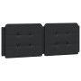 Estructura cama con luces LED cuero sintético negro 140x190 cm de vidaXL, Camas y somieres - Ref: Foro24-3214103, Precio: 184...