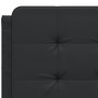 Estructura cama con luces LED cuero sintético negro 140x190 cm de vidaXL, Camas y somieres - Ref: Foro24-3214103, Precio: 184...