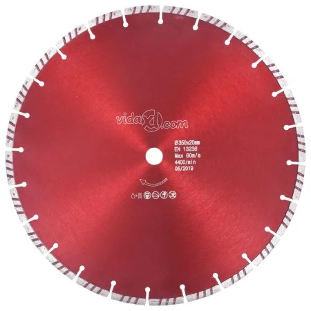 Disco de corte de diamante con turbo acero 350 mm de vidaXL, Hojas de sierra - Ref: Foro24-143226, Precio: 43,83 €, Descuento: %
