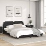 Estructura de cama con luces LED cuero PE negro 160x200 cm de vidaXL, Camas y somieres - Ref: Foro24-3214117, Precio: 225,40 ...