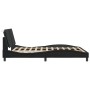 Estructura de cama con luces LED cuero PE negro 160x200 cm de vidaXL, Camas y somieres - Ref: Foro24-3214117, Precio: 225,40 ...