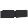 Bed frame with LED lights black PE leather 160x200 cm by vidaXL, Beds and slatted bases - Ref: Foro24-3214117, Price: 228,38 ...