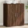 Aparador de madera de ingeniería marrón roble 79x38x80 cm de vidaXL, Aparadores - Ref: Foro24-840519, Precio: 85,99 €, Descue...