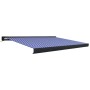 Toldo de carrete motorizado azul y blanco 400x300 cm de vidaXL, Toldos - Ref: Foro24-3052689, Precio: 810,36 €, Descuento: %