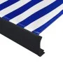 Toldo de carrete motorizado azul y blanco 400x300 cm de vidaXL, Toldos - Ref: Foro24-3052689, Precio: 754,44 €, Descuento: %