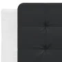 Bed frame with black and white synthetic leather headboard by vidaXL, Beds and slatted bases - Ref: Foro24-3208169, Price: 14...