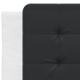 Estructura de cama con cabecero cuero sintético blanco y negro de vidaXL, Camas y somieres - Ref: Foro24-3208169, Precio: 143...