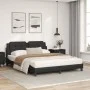 Cama con colchón cuero sintético negro 160x200 cm de vidaXL, Camas y somieres - Ref: Foro24-3208873, Precio: 394,45 €, Descue...