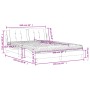 Cama con colchón cuero sintético negro 160x200 cm de vidaXL, Camas y somieres - Ref: Foro24-3208873, Precio: 414,69 €, Descue...