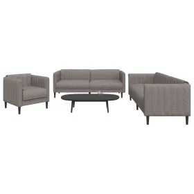 Juego de sofás 3 piezas tela gris taupe de vidaXL, Sofás - Ref: Foro24-3209234, Precio: 677,68 €, Descuento: %
