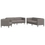 Juego de sofás 3 piezas tela gris taupe de vidaXL, Sofás - Ref: Foro24-3209234, Precio: 687,58 €, Descuento: %