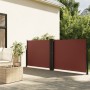 Toldo lateral retráctil marrón 120x1000 cm de vidaXL, Sombrillas - Ref: Foro24-4004704, Precio: 116,54 €, Descuento: %