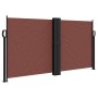 Toldo lateral retráctil marrón 120x1000 cm de vidaXL, Sombrillas - Ref: Foro24-4004704, Precio: 116,54 €, Descuento: %