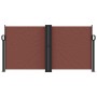 Toldo lateral retráctil marrón 120x1000 cm de vidaXL, Sombrillas - Ref: Foro24-4004704, Precio: 116,54 €, Descuento: %