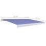 Toldo de carrete motorizado azul y blanco 350x250 cm de vidaXL, Toldos - Ref: Foro24-3052656, Precio: 941,61 €, Descuento: %