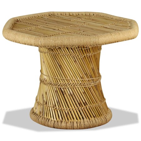 Mesa de centro octogonal de bambú 60x60x45 cm en Mesas de centro | Comprar online en Foru.es
