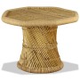 Mesa de centro octogonal de bambú 60x60x45 cm en Mesas de centro | Comprar online en Foru.es