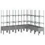Jardinera con enrejado PP gris claro 200x160x142,5 cm de vidaXL, Maceteros y jardineras - Ref: Foro24-367972, Precio: 128,50 ...