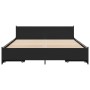 Cama con cajones madera de ingeniería negro 140x200 cm de vidaXL, Camas y somieres - Ref: Foro24-3279932, Precio: 187,88 €, D...