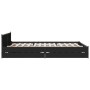 Cama con cajones madera de ingeniería negro 140x200 cm de vidaXL, Camas y somieres - Ref: Foro24-3279932, Precio: 187,88 €, D...