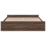 Cama con cajones madera ingeniería marrón roble 200x200 cm de vidaXL, Camas y somieres - Ref: Foro24-3280271, Precio: 176,47 ...
