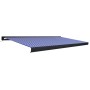 Toldo de carrete motorizado azul y blanco 500x300 cm de vidaXL, Toldos - Ref: Foro24-3052695, Precio: 762,14 €, Descuento: %