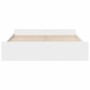 Estructura cama con cajones madera ingeniería blanca 200x200 cm de vidaXL, Camas y somieres - Ref: Foro24-3280265, Precio: 16...