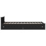 Cama con cajones madera de ingeniería negra 75x190 cm de vidaXL, Camas y somieres - Ref: Foro24-3279972, Precio: 150,03 €, De...