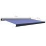 Toldo de carrete motorizado azul y blanco 500x300 cm de vidaXL, Toldos - Ref: Foro24-3052695, Precio: 762,14 €, Descuento: %