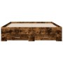 Cama con cajones madera de ingeniería roble ahumado 120x200 cm de vidaXL, Camas y somieres - Ref: Foro24-3280395, Precio: 158...