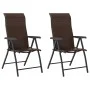 Klappbare Gartenstühle 2 Einheiten braunes synthetisches Rattan von vidaXL, Gartenstühle - Ref: Foro24-4007138, Preis: 149,35...