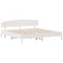 Estructura de cama con cabecero madera de pino blanco 200x200cm de vidaXL, Camas y somieres - Ref: Foro24-3207194, Precio: 22...