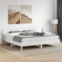 Estructura de cama con cabecero madera de pino blanco 200x200cm de vidaXL, Camas y somieres - Ref: Foro24-3207194, Precio: 22...