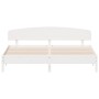 Estructura de cama con cabecero madera de pino blanco 200x200cm de vidaXL, Camas y somieres - Ref: Foro24-3207194, Precio: 22...