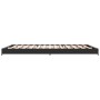 Estructura de cama madera de ingeniería y metal negro 120x190cm de vidaXL, Camas y somieres - Ref: Foro24-845166, Precio: 87,...