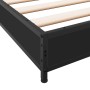 Estructura de cama madera de ingeniería y metal negro 120x190cm de vidaXL, Camas y somieres - Ref: Foro24-845166, Precio: 87,...