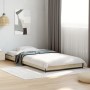 Estructura cama madera ingeniería metal roble Sonoma 100x200 cm de vidaXL, Camas y somieres - Ref: Foro24-845172, Precio: 57,...