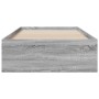 Cama con cajones madera de ingeniería gris Sonoma 75x190 cm de vidaXL, Camas y somieres - Ref: Foro24-3280445, Precio: 108,39...
