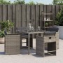 Sillones de jardín con cojines 4 uds ratán sintético gris de vidaXL, Sillas de jardín - Ref: Foro24-4007457, Precio: 165,95 €...
