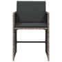 Sillones de jardín con cojines 4 uds ratán sintético gris de vidaXL, Sillas de jardín - Ref: Foro24-4007457, Precio: 165,95 €...