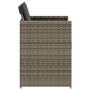 Sillones de jardín con cojines 4 uds ratán sintético gris de vidaXL, Sillas de jardín - Ref: Foro24-4007457, Precio: 165,95 €...