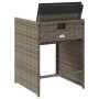 Sillones de jardín con cojines 4 uds ratán sintético gris de vidaXL, Sillas de jardín - Ref: Foro24-4007457, Precio: 165,95 €...