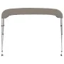 Toldo bimini de 3 arcos gris 183x152x133 cm de vidaXL, Cubiertas para almacenamiento de barcas - Ref: Foro24-94798, Precio: 1...