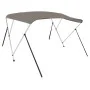 Bimini-Top mit 3 Bögen grau 184x189x135 cm von vidaXL, Aufbewahrungsabdeckungen für Boote - Ref: Foro24-94801, Preis: 160,59 ...