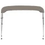 Bimini-Top mit 3 Bögen grau 184x189x135 cm von vidaXL, Aufbewahrungsabdeckungen für Boote - Ref: Foro24-94801, Preis: 160,59 ...