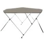 Bimini-Top mit 3 Bögen grau 184x189x135 cm von vidaXL, Aufbewahrungsabdeckungen für Boote - Ref: Foro24-94801, Preis: 160,59 ...