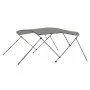 Bimini-Top mit 3 Bögen grau 184x189x135 cm von vidaXL, Aufbewahrungsabdeckungen für Boote - Ref: Foro24-94801, Preis: 160,59 ...